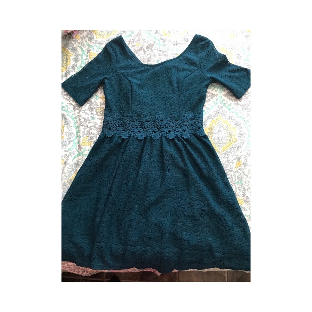Turquoise Dress.